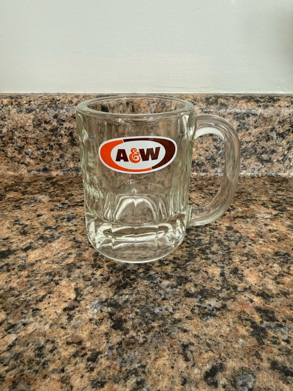 Vintage Glass A&W Mug
